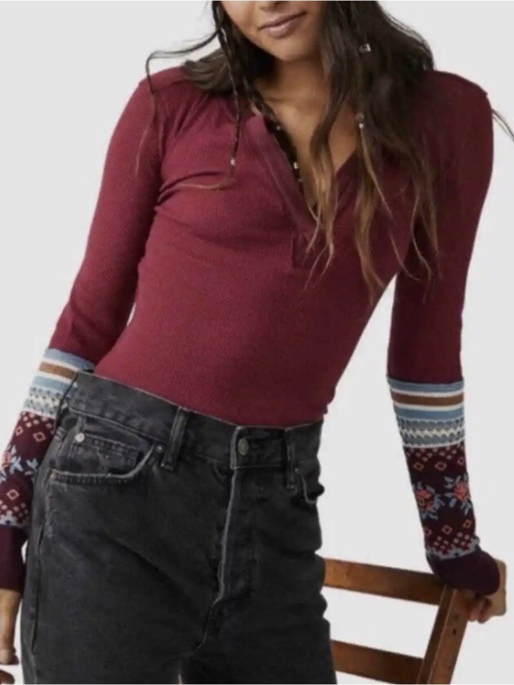 We the Free Mikah Layering Thermal Cuff Free People